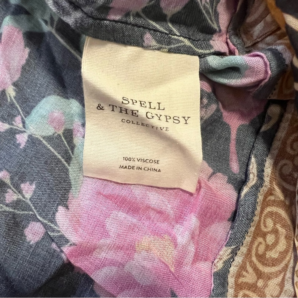 Spell & The Gypsy Butterfly Dress with Bell Sleeves - Picture 5 of 5